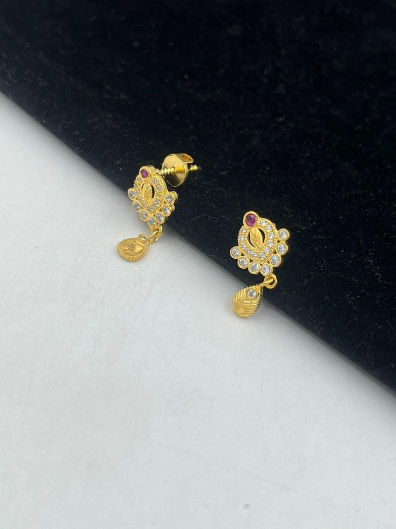 1 GRAM GOLD LADIES EARING FOR WOMEN DESIGN A-4