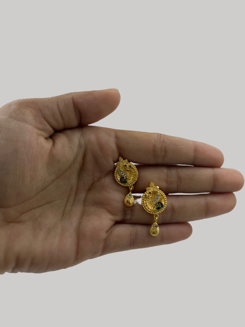 1 GRAM GOLD LADIES EARING FOR WOMEN DESIGN A-6