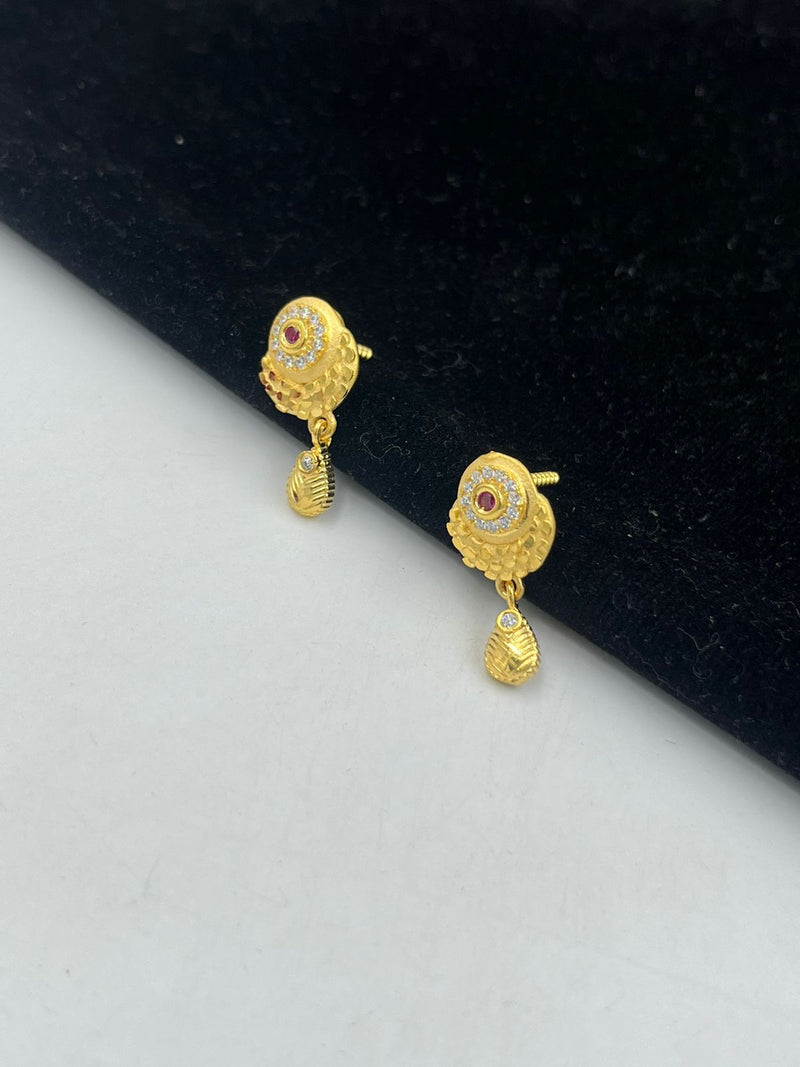 1 GRAM GOLD LADIES EARING FOR WOMEN DESIGN A-7