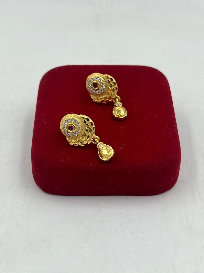 1 GRAM GOLD LADIES EARING FOR WOMEN DESIGN A-7