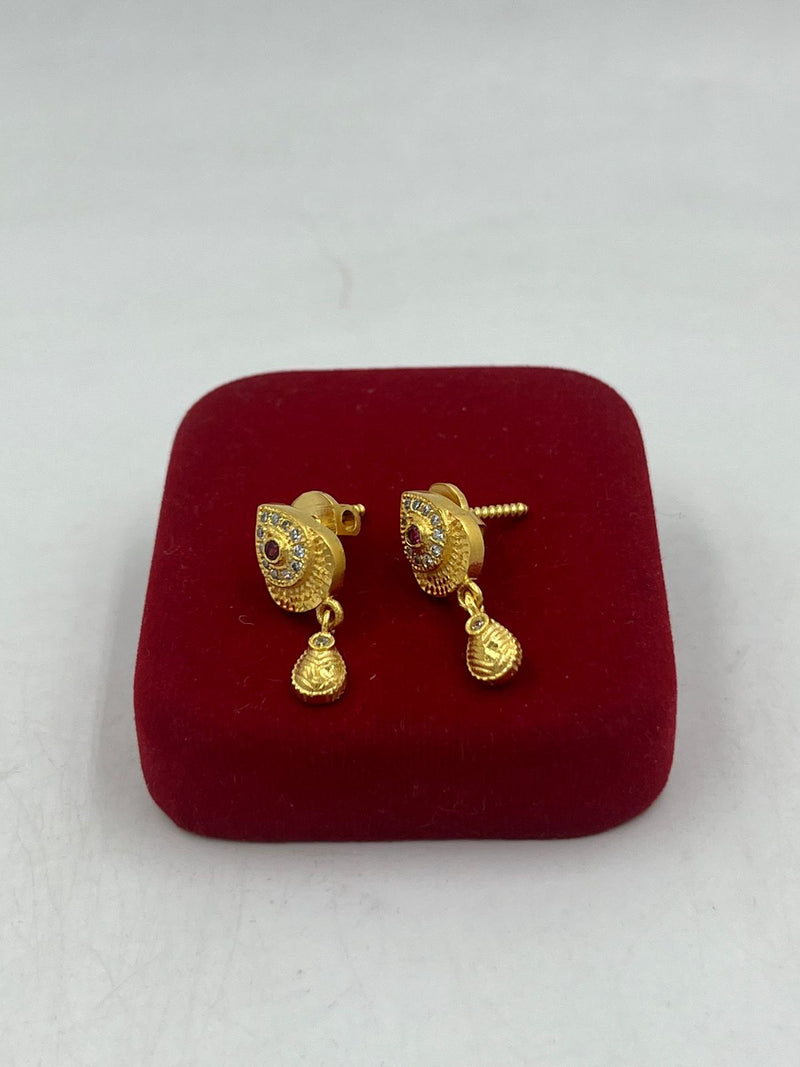 1 GRAM GOLD LADIES EARING FOR WOMEN DESIGN A-15