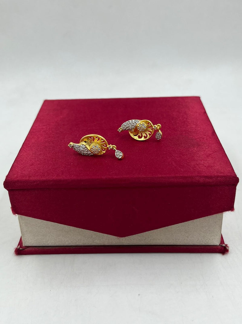 1 GRAM GOLD LADIES EARING FOR WOMEN DESIGN A-23