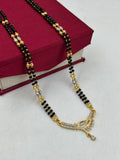 1 GRAM GOLD LADIES MANGALSUTRA FOR WOMEN DESIGN A-24