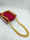 1 GRAM GOLD ROUND CHAIN FOR MEN DESIGN A-406
