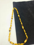 1 GRAM GOLD RUDRAKSHA CHAIN FOR MEN DESIGN A-407