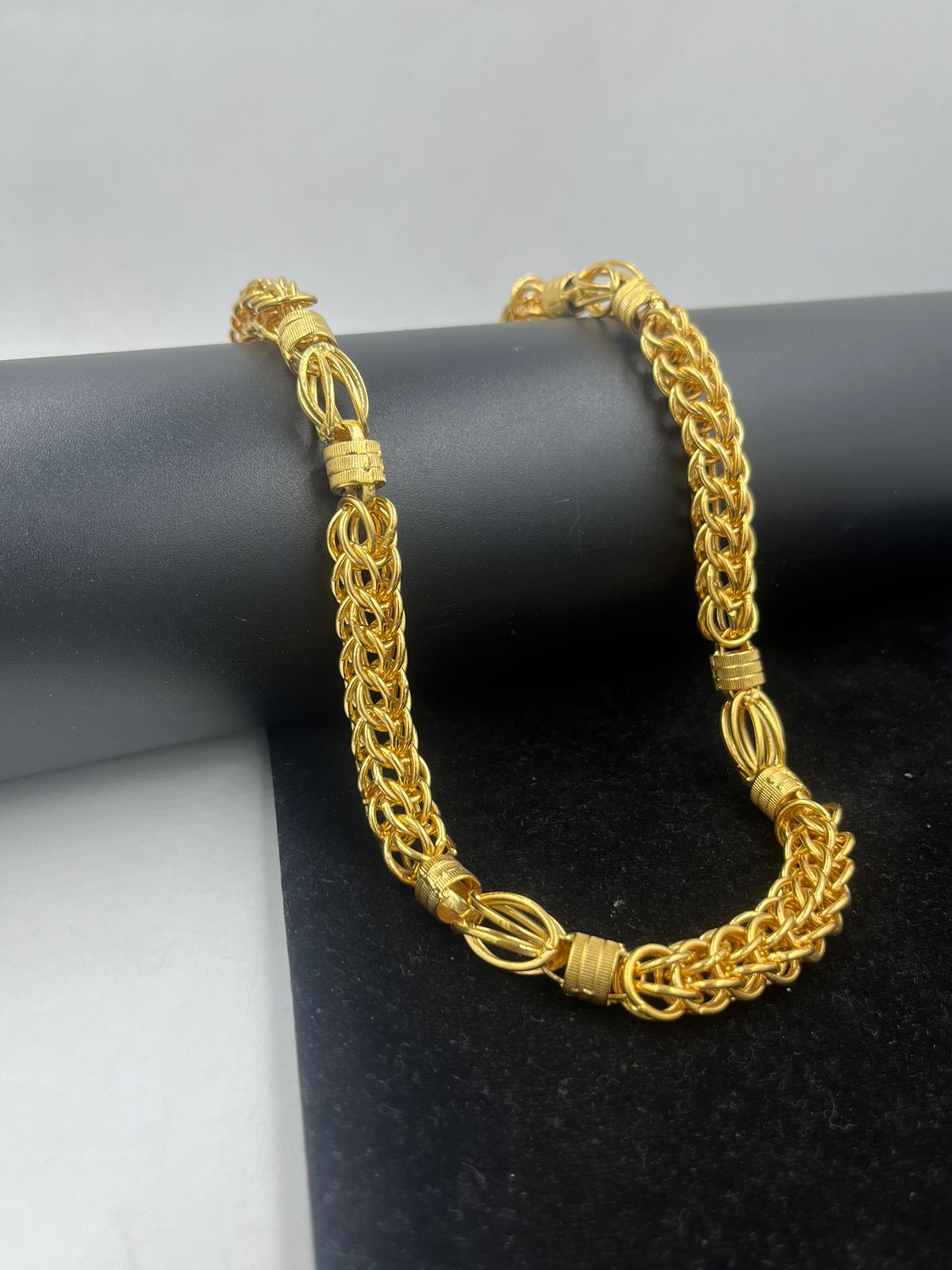 1 GRAM GOLD INDO CHAIN FOR MEN DESIGN A-413