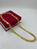1 GRAM GOLD NAWABI AND GOL KADI CHAIN FOR MEN DESIGN A-414