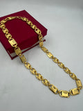 1 GRAM GOLD NAWABI WITH KOHLI CHAIN FOR MEN DESIGN A-445