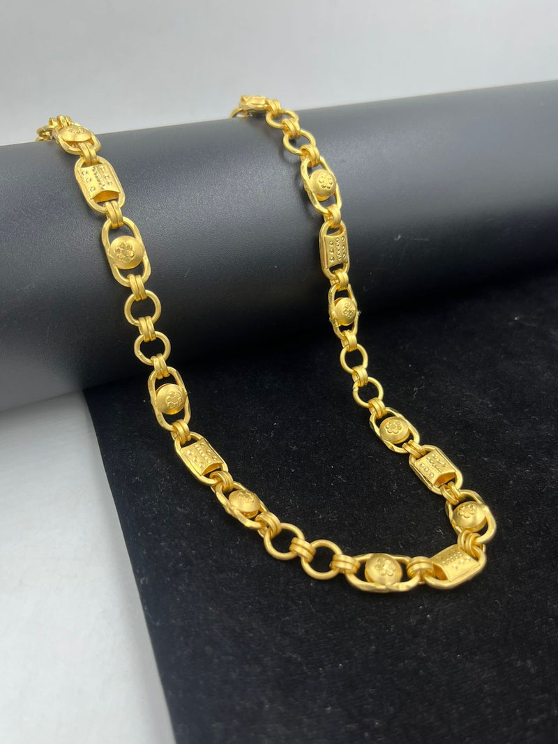 1 GRAM GOLD CHAIN FOR MEN DESIGN A-446