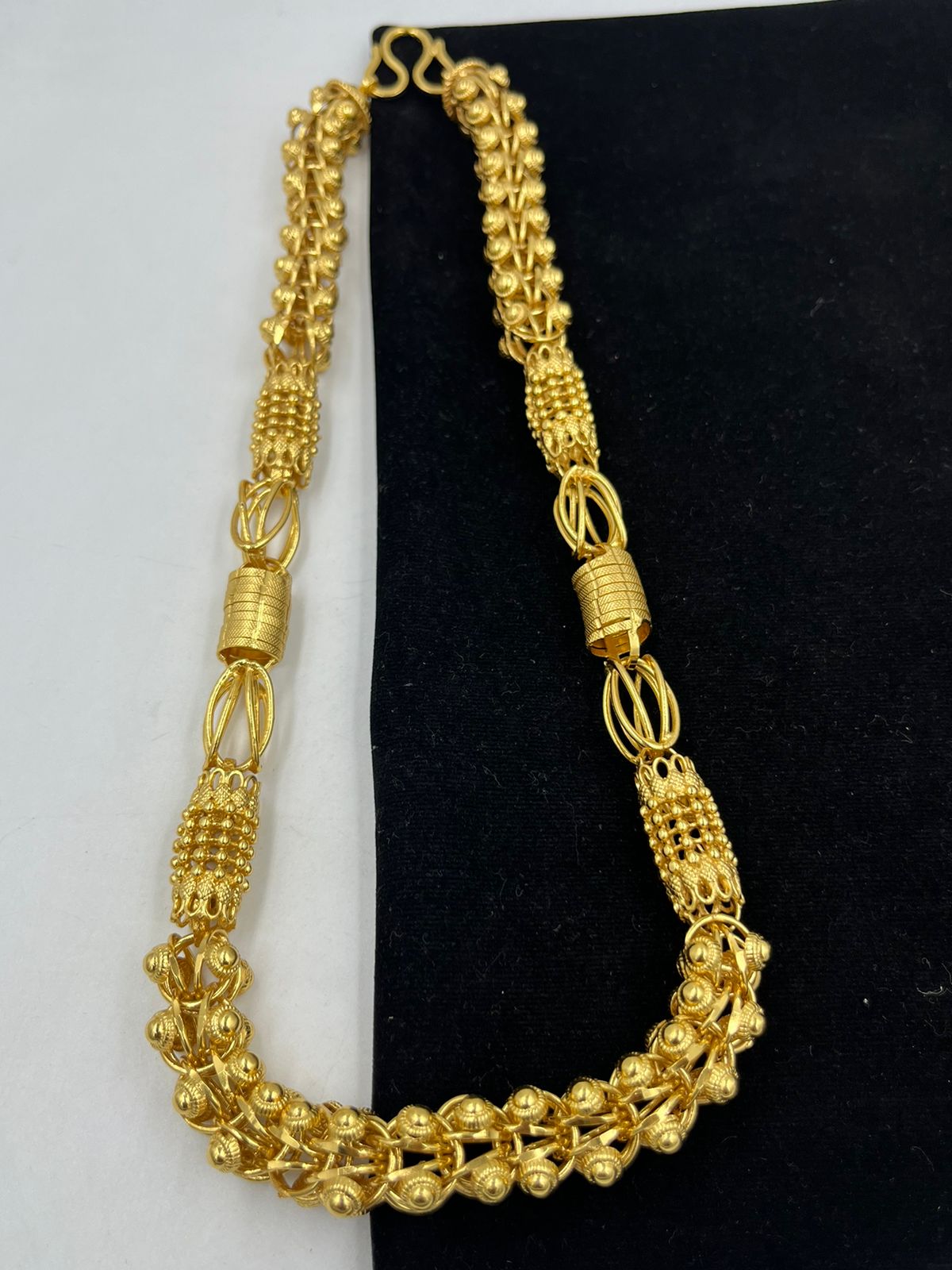पुरुषों के लिए 1 ग्राम गोल्ड साउथ गोपी चेन डिज़ाइन A-449