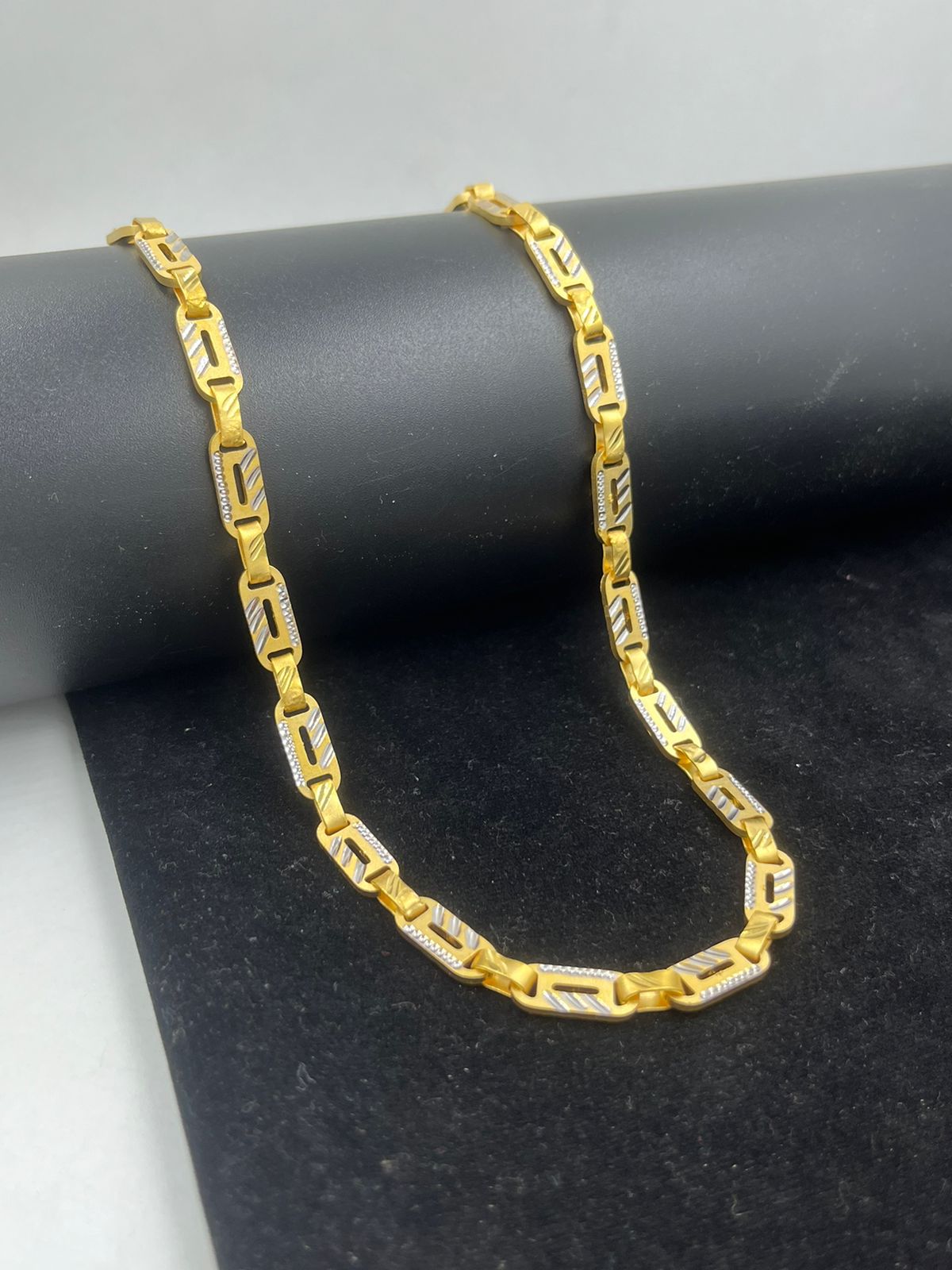 1 GRAM GOLD CNC NAWABI CHAIN FOR MEN DESIGN A-461