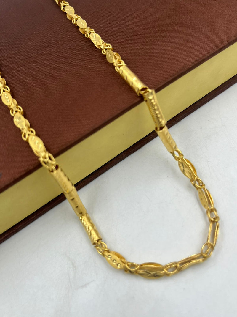 1 GRAM GOLD CHAIN FOR MEN DESIGN A-500