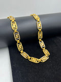 1 GRAM GOLD CNC CUT NAWABI BIG SIZE CHAIN FOR MEN DESIGN A-508