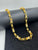 1 GRAM GOLD DAMRU CHAIN FOR MEN DESIGN A-510