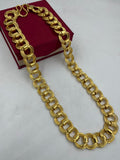 1 GRAM GOLD ROUND KADI CHAIN FOR MEN DESIGN A-514