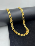 1 GRAM GOLD ROUND KADI CHAIN FOR MEN DESIGN A-516