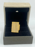 1 GRAM GOLD DIAMOND RING FOR MEN DESIGN A-633
