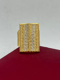 1 GRAM GOLD DIAMOND RING FOR MEN DESIGN A-633