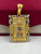 1 GRAM GOLD TIRUPATI BALAJI PENDANT FOR MEN DESIGN A-319