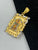 1 GRAM GOLD TIRUPATI BALAJI PENDANT FOR MEN DESIGN A-319