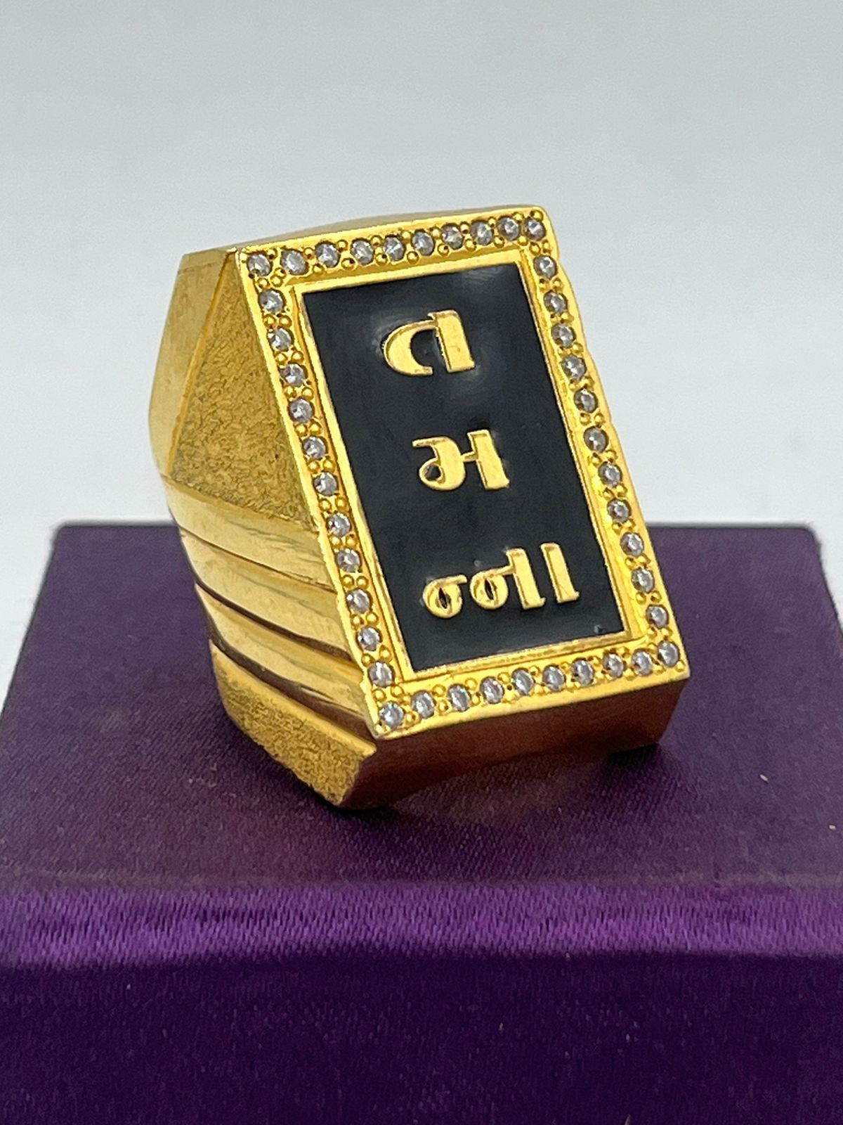 પુરુષો માટે 1 ગ્રામ ગોલ્ડ તમાન્ના રિંગ ડિઝાઇન A-635