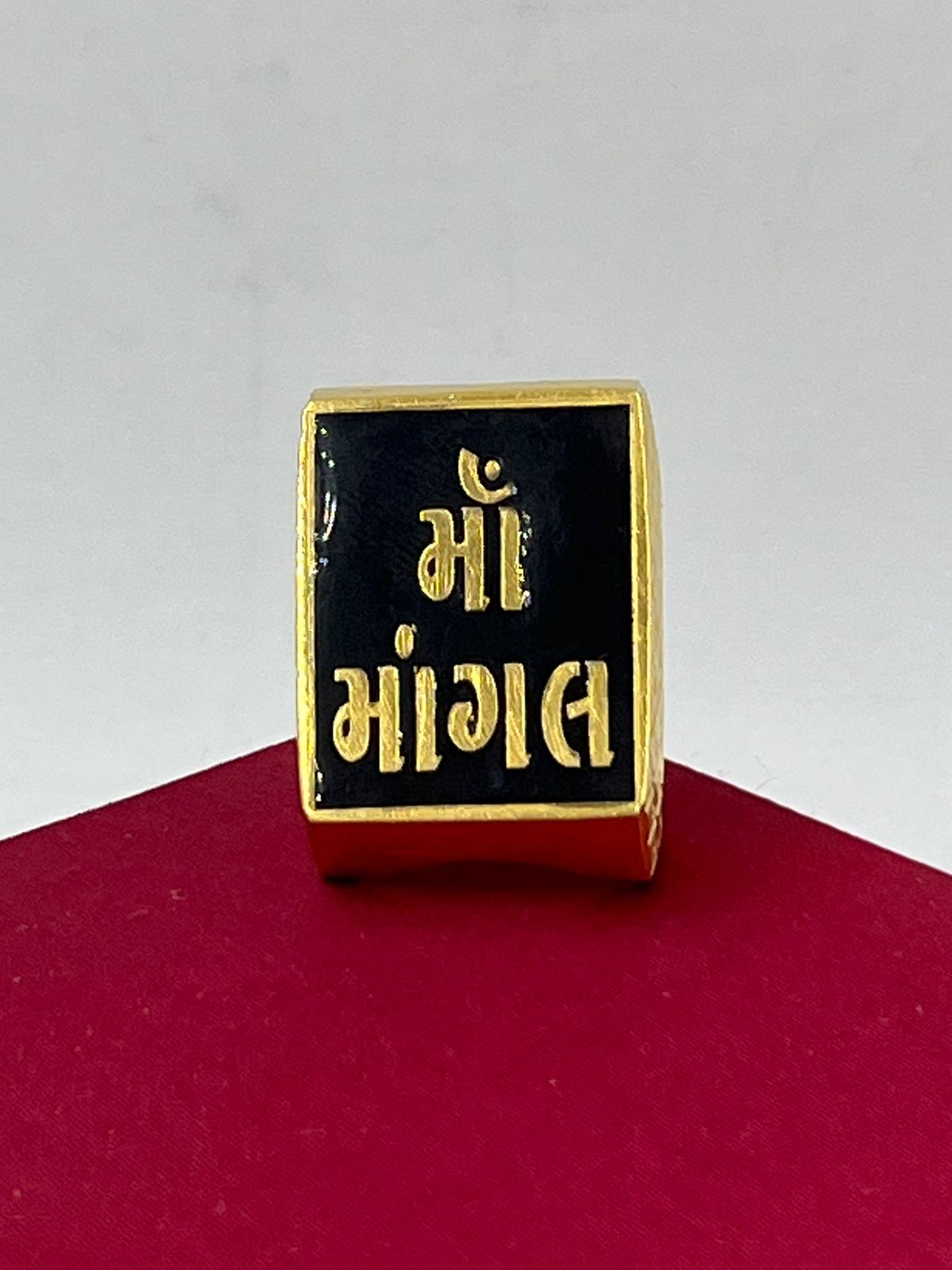1 ગ્રામ ગોલ્ડમાં મંગલ રિંગ ફોર મેન ડિઝાઇન A-638