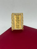1 GRAM GOLD MAHADEV RING FOR MEN DESIGN A-646