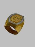 1 GRAM GOLD OM (AUM) RING FOR MEN DESIGN A-648