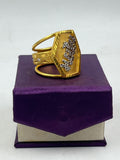 1 GRAM GOLD MAHADEV RING FOR MEN DESIGN A-682