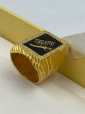 1 GRAM GOLD RAJPUTANA RING FOR MEN DESIGN A-684