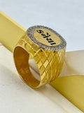 1 GRAM GOLD KANAIYA RING FOR MEN DESIGN A-685