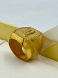 1 GRAM GOLD PU RING FOR MEN DESIGN A-693