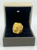1 GRAM GOLD LION FACE RING FOR MEN DESIGN A-704
