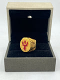 1 GRAM GOLD TRISHUL RING FOR MEN DESIGN A-705