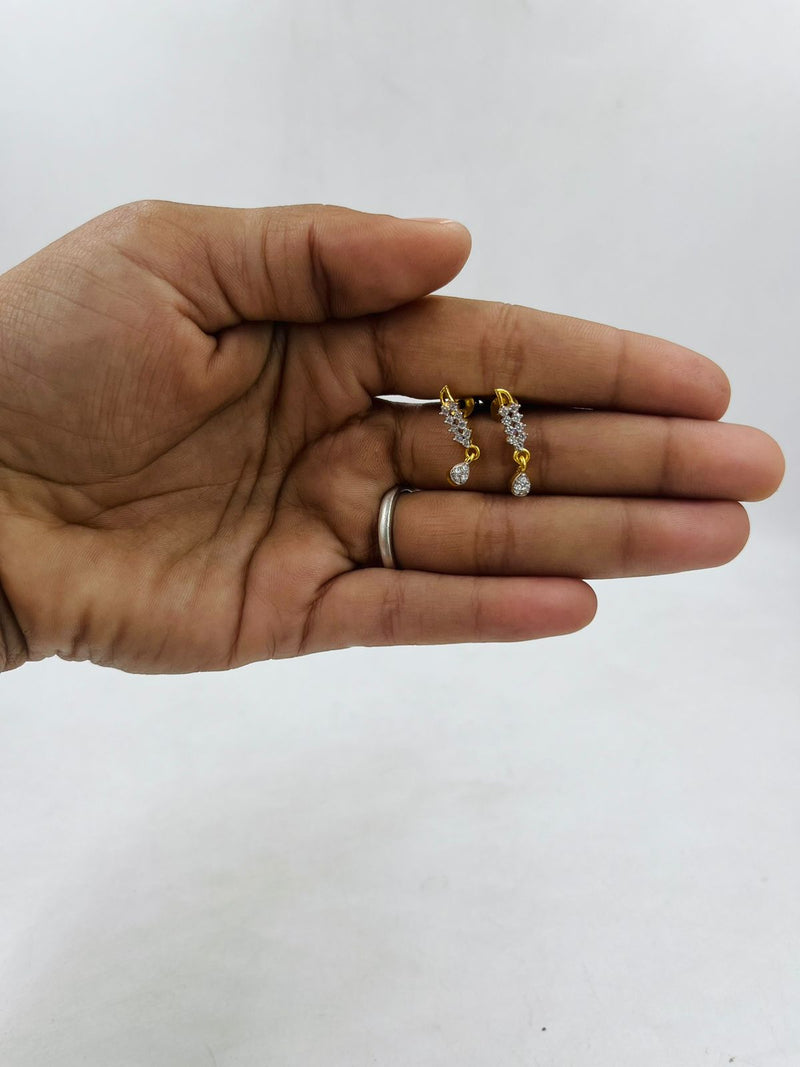 1 GRAM GOLD LADIES EARING FOR WOMEN DESIGN A-34