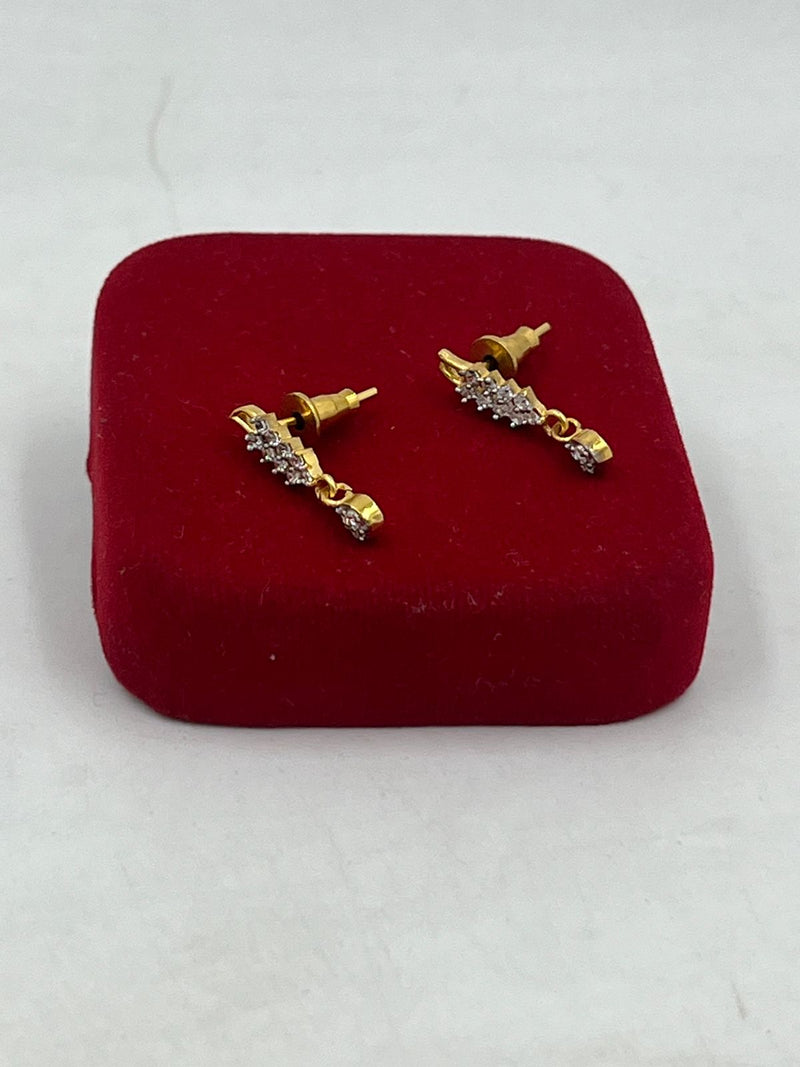 1 GRAM GOLD LADIES EARING FOR WOMEN DESIGN A-34
