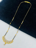 1 GRAM GOLD LADIES MANGALSUTRA FOR WOMEN DESIGN A-34