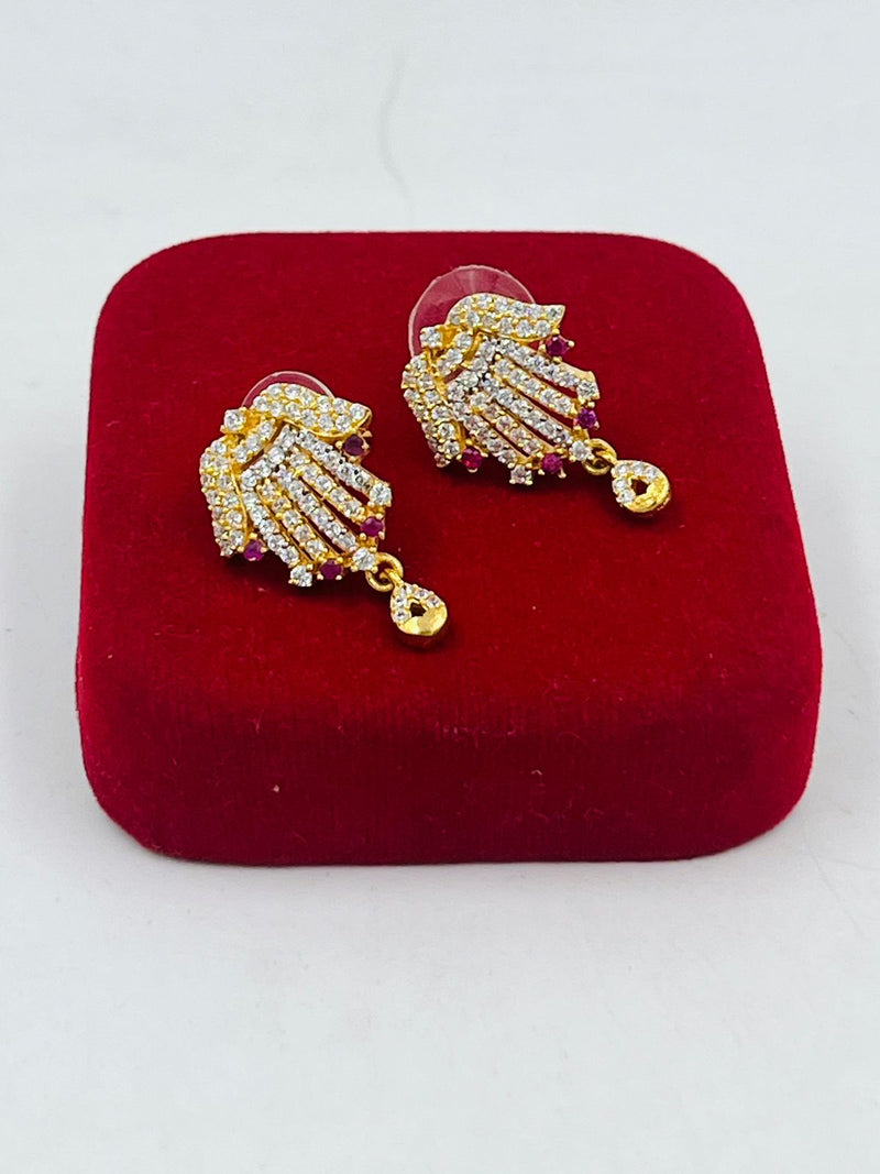 1 GRAM GOLD LADIES EARING FOR WOMEN DESIGN A-35