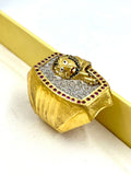 1 GRAM GOLD LION RING FOR MEN DESIGN A-732