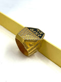1 GRAM GOLD PLATED JAY THAKAR RING FOR MEN DESIGN A-736