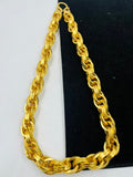 1 GRAM GOLD FULLY HEAVY GOP CHAIN FOR MEN DESIGN A-537