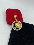 1 GRAM GOLD SURYA DEV PENDANT FOR MEN DESIGN A-328