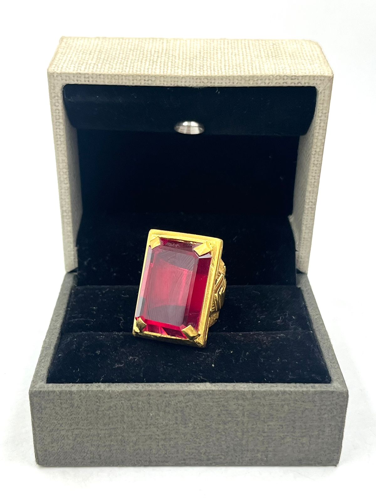1 GRAM GOLD DIAMOND RING FOR MEN DESIGN A-782