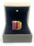 1 GRAM GOLD DIAMOND RING FOR MEN DESIGN A-785