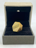 1 GRAM GOLD DIAMOND RING FOR MEN DESIGN A-806