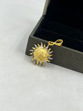 1 GRAM GOLD FORMING SMALL SURYA PENDANT FOR MEN DESIGN A-191