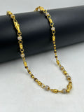 1 GRAM GOLD BROWN RUDRAKSHA MALA FOR MEN DESIGN A-66