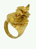 1 GRAM GOLD FORMING SHREE RAM MANDIR (AYODHYA RAM MANDIR) RING FOR MEN DESIGN A-827