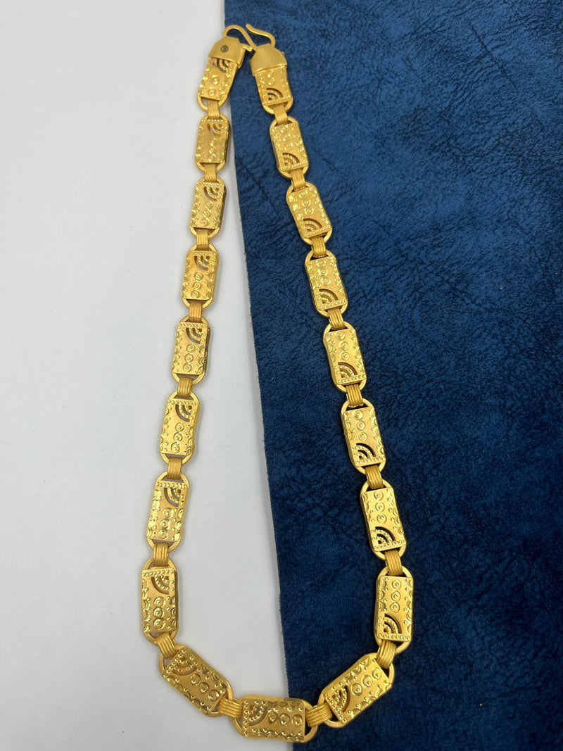1 GRAM GOLD BIG SIZE WIFI NAWABI CHAIN FOR MEN DESIGN A-547