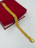 1 GRAM GOLD FORMING AATHDA BRACELET FOR MEN DESIGN A-279